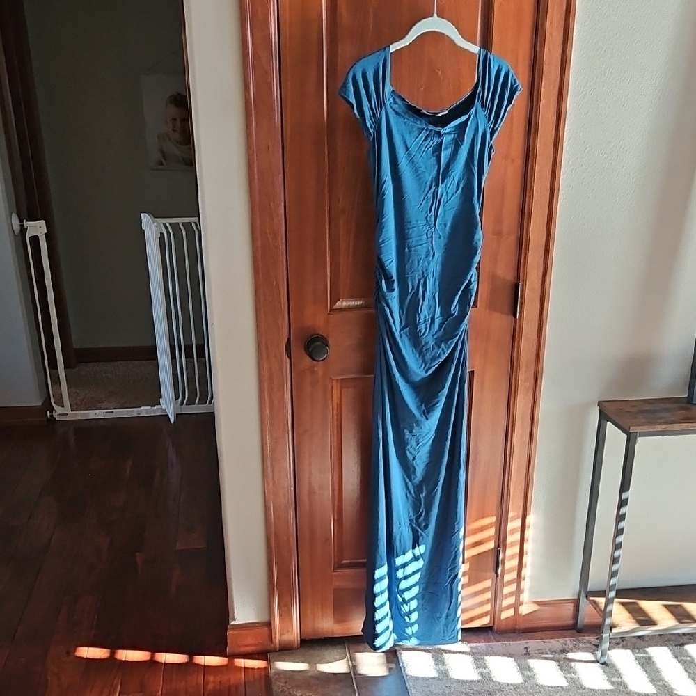 Elegant Blue Women's Dress